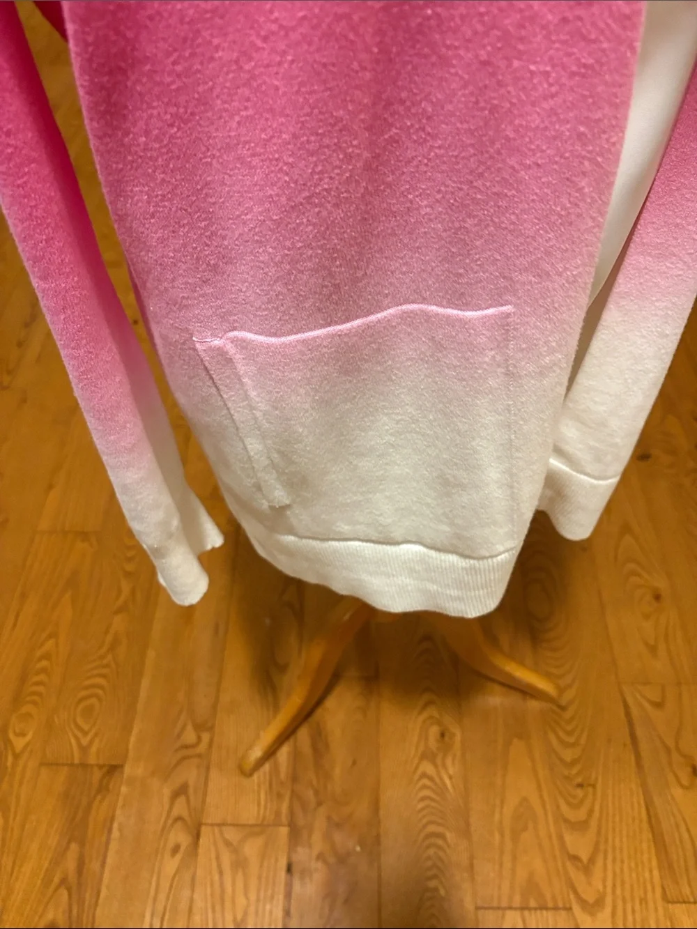 Lands' End Bright Pink Cotton Sweater - Picture 2 of 5